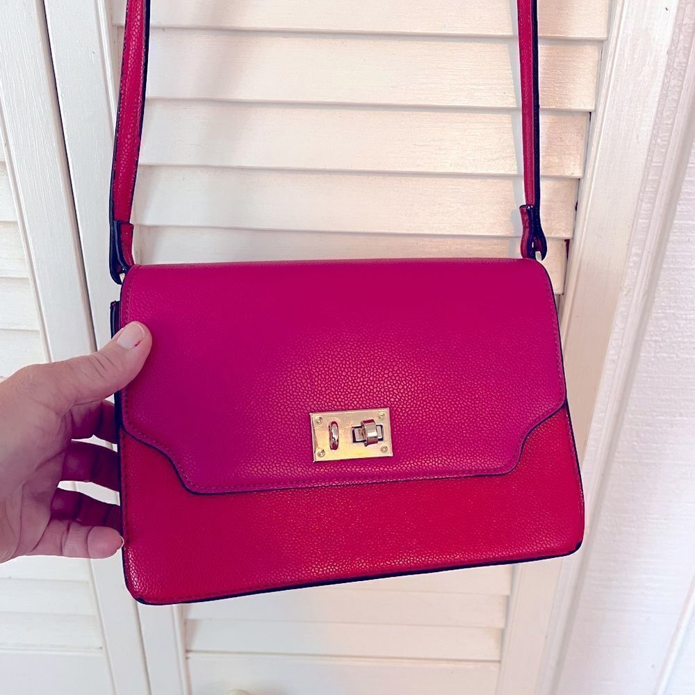 Caprice pink red cute small purse